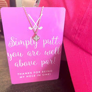 Necklaces & Inspirational Message Keepsake Cards