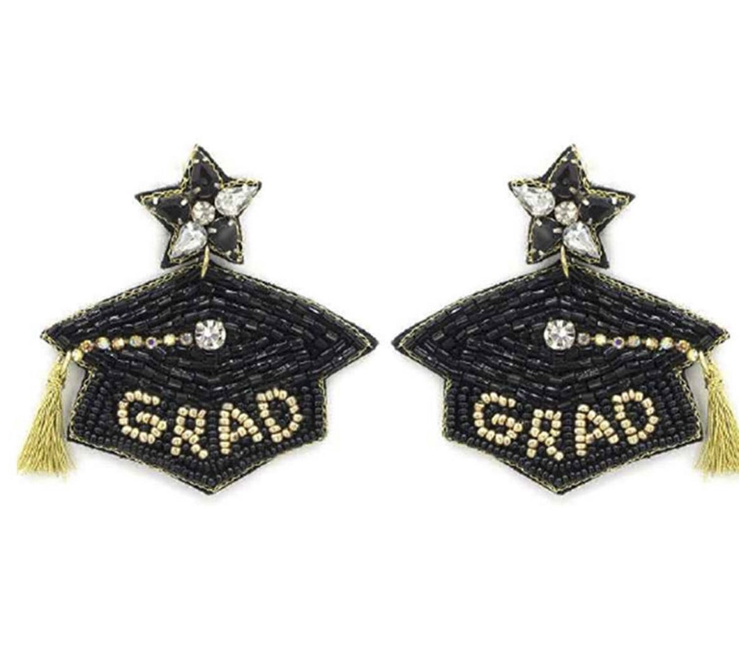 Graduation Cap earrings