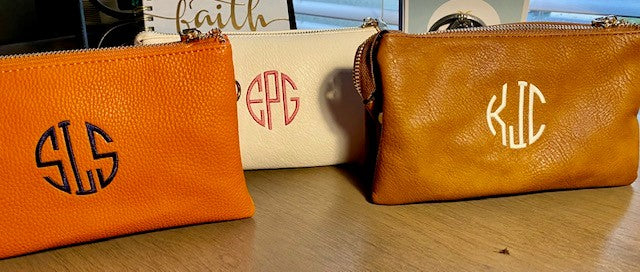 Leather Purse Monogramming