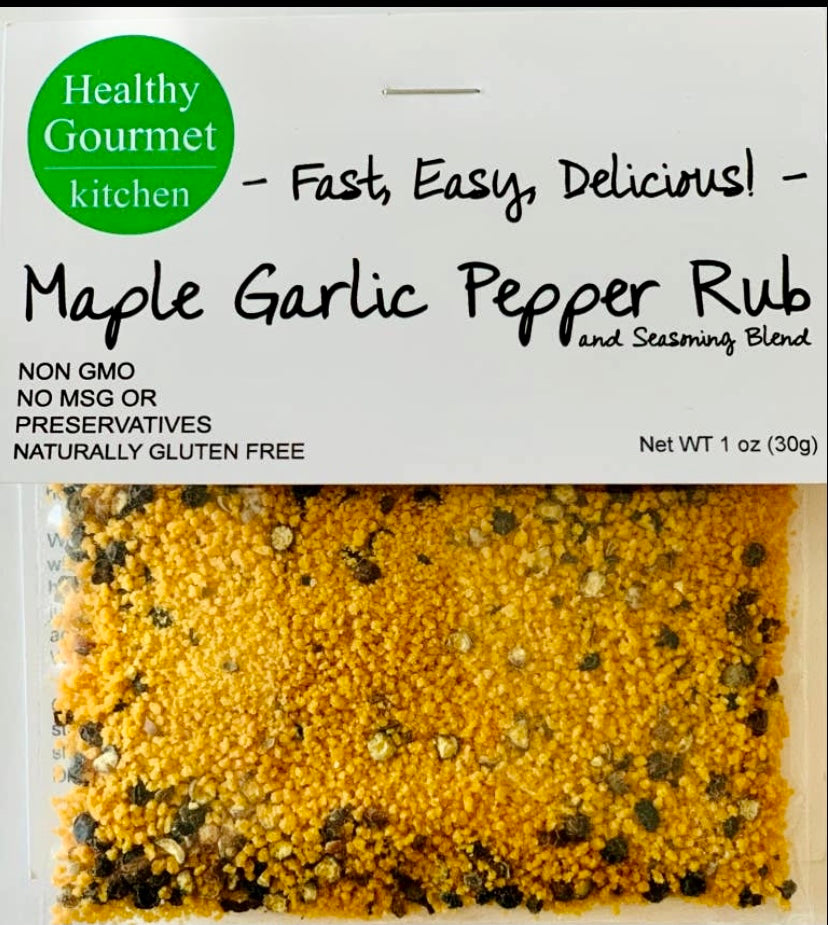 Maple Garlic Pepper Rub