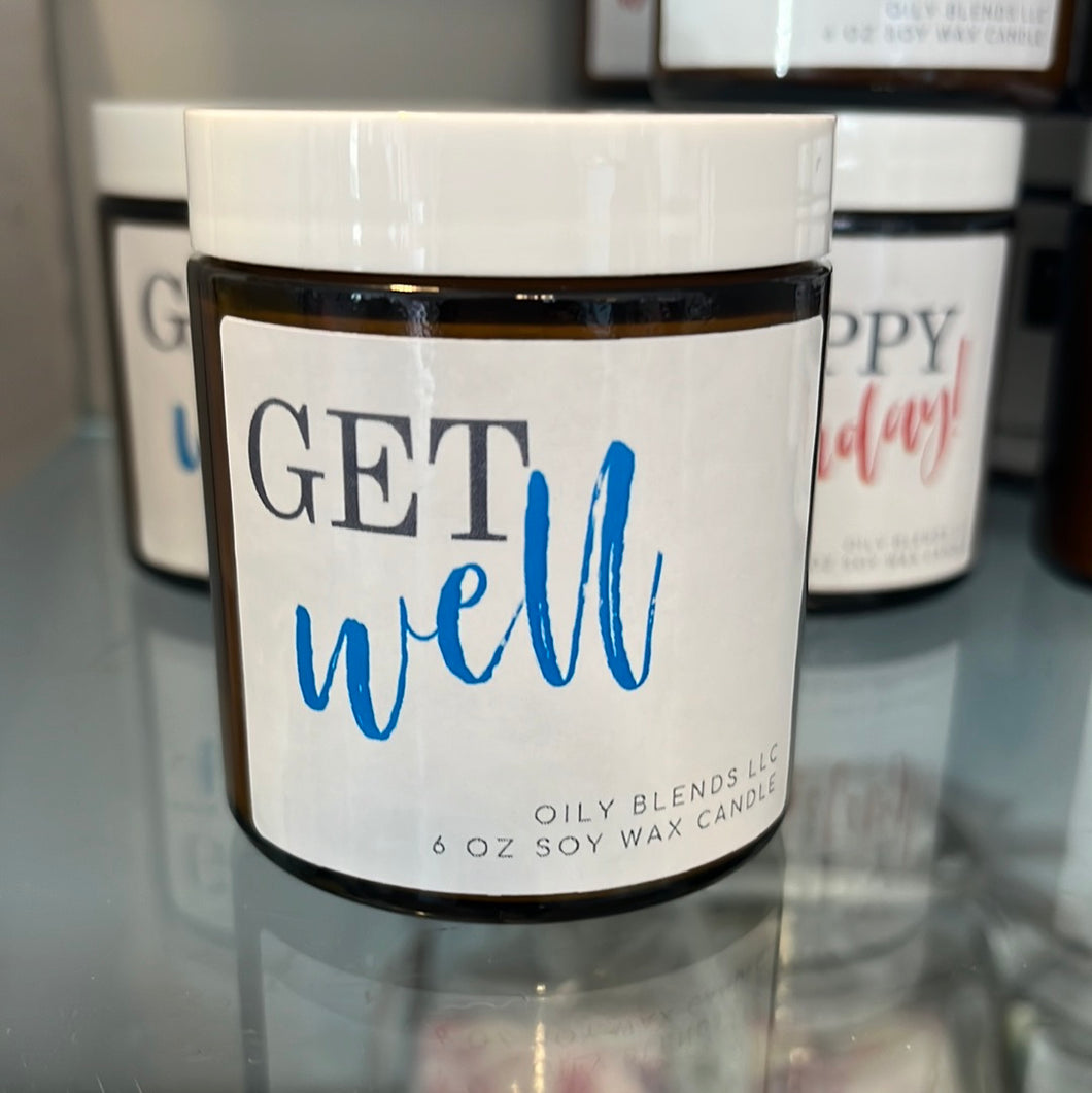 Get Well Message Candles